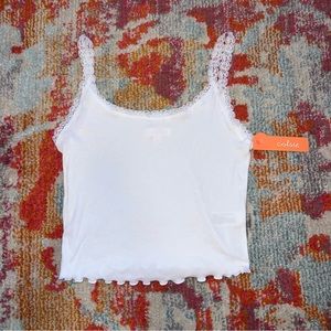 Target - White Lace Tank Top